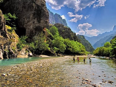 Aoos River Greece