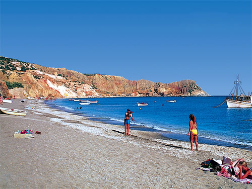 PALEOCHORI (Beach) MILOS - Greek Travel Pages