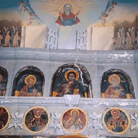 Βαθύ, ο ναός Αγ. Κωνσταντίνου & Ελένης στο κοιμητήριο, ΒΑΘΥ (Λιμάνι) ΜΕΓΑΝΗΣΙ