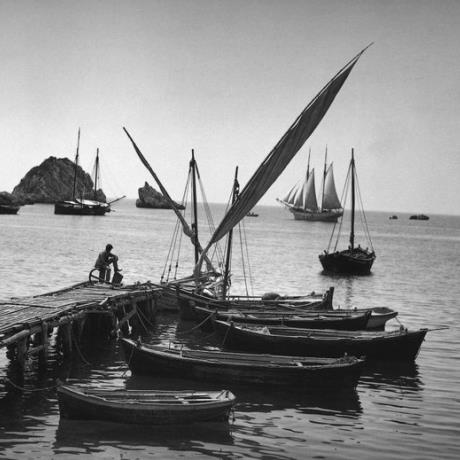 A view of the Parga port in 1913, PARGA (Small town) EPIRUS