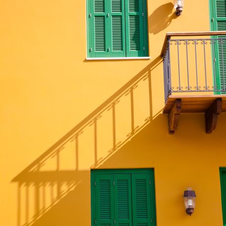 Multicolored houses' facades of Kastellorizo, MEGISTI (Village) DODEKANISSOS