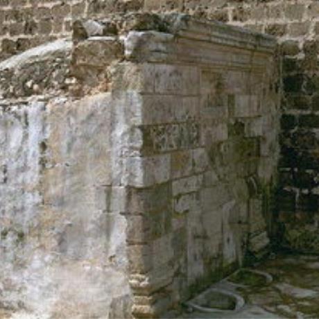 A Turkish fountain near the Sabbionere Bastion, Chania, CHANIA (Town) CRETE