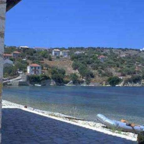 Kastos, the houses are sparsely built around the port, KASTOS (Village) IONIAN ISLANDS