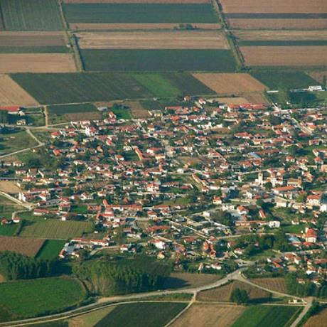 Aerial photo of Ammoudia, Serres, AMMOUDIA (Village) SERRES