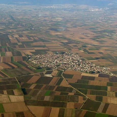 Aerial photo of Ammoudia at Sindiki, Serres, AMMOUDIA (Village) SERRES