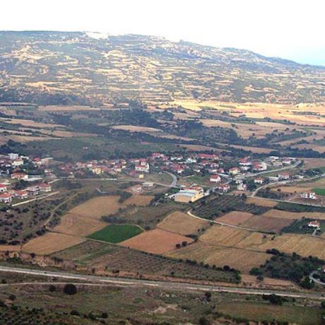 Aerial photo of Chortero at Sindiki, Serres, CHORTERO (Village) SERRES