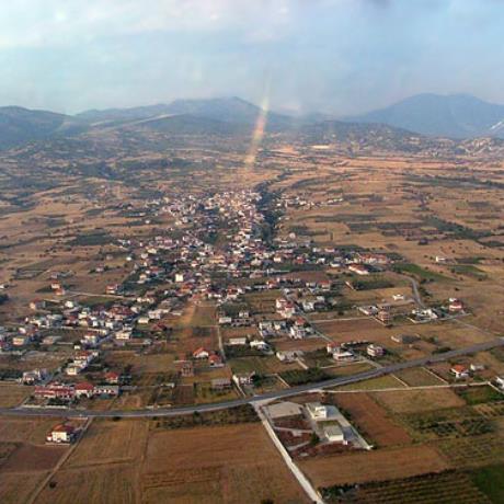 Aerial photo of Charopo at Sindiki, Serres, CHAROPO (Village) SERRES