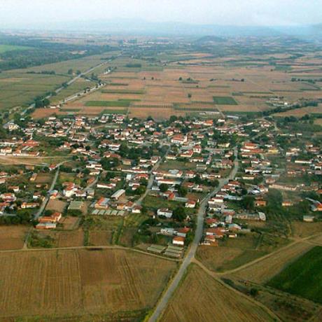 Aerial photo of Strymonochori, Serres, STRYMONOCHORI (Village) SERRES