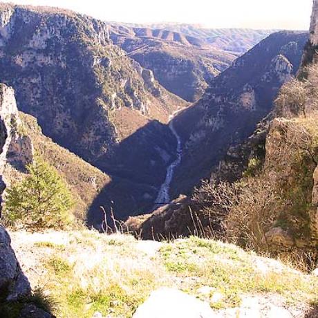 View to Vikos gorge from Agia Paraskevi monastery, VIKOS (Settlement) KENTRIKO ZAGORI