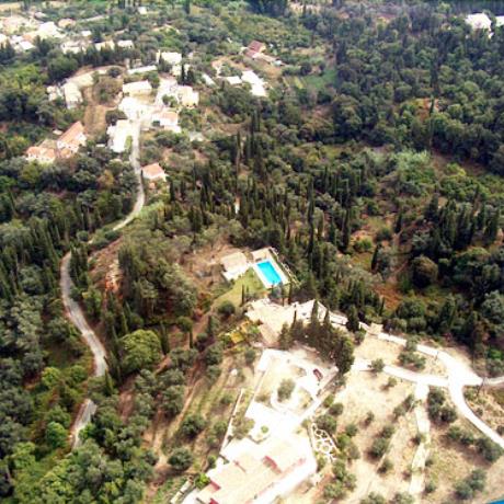 Aerial photo of Viros, Kerkyra, VIROS (Small town) CORFU