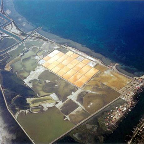 Aerial photo of Tourlida beach, TOURLIDA (Small island) MESSOLONGI