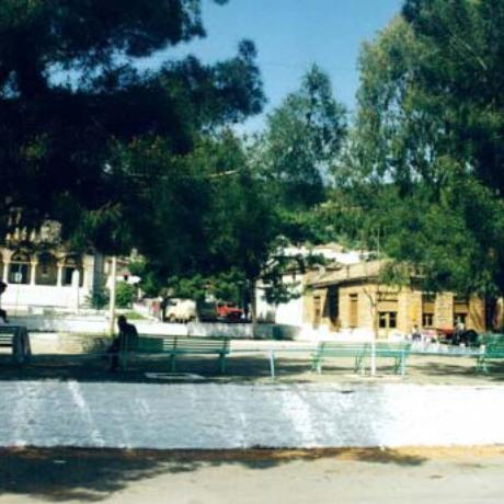 Agii Anargyri, the village square, AGII ANARGYRI (Village) THERAPNES