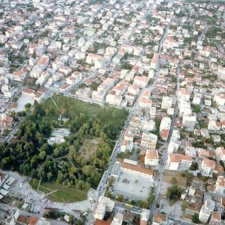 Karditsa, Pausilypo Park, aerial photo, KARDITSA (Town) THESSALIA
