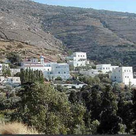 Aidonia, with a view to the mountain, AIDONIA (Village) ANDROS