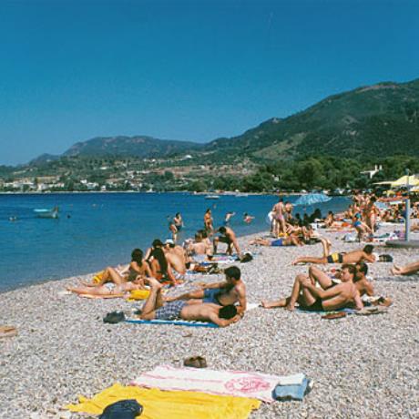 Rio, one of the area's seasides, mostly with pebbles or sand & pebbles, RIO (Port) PATRA