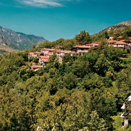 Agia Varvara - most of the inhabitants are builders & the area is full of magnificent houses & of 1821 Revolution towers, AGIA VARVARA (Village) KALAVRYTA