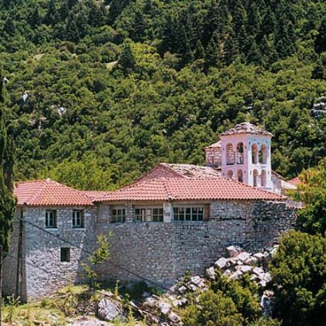 Poretsou Monastery is located among Agrambela, Plaka & Platanitsa villages, at 1100m., inside the Erymanthos river gorge, AGRAMBELA (Village) AROANIA