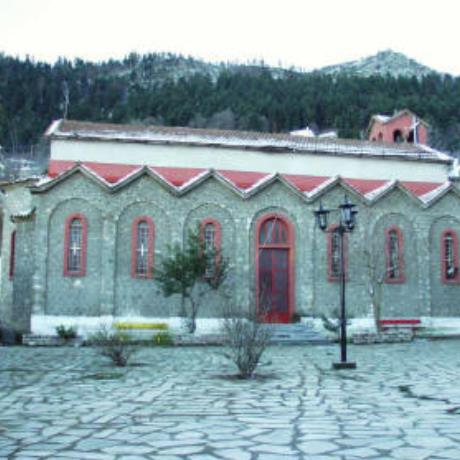 Kastania, the church in the centre of the village, KASTANIA (Village) KARDITSA