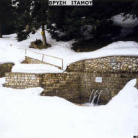 Itamos, the water fountain of Itamos in winter, ITAMOS (Settlement) KARDITSA