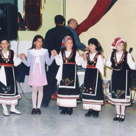 Neochori, folklore dance troupe of pupils , NEOCHORI (Small town) SERRES