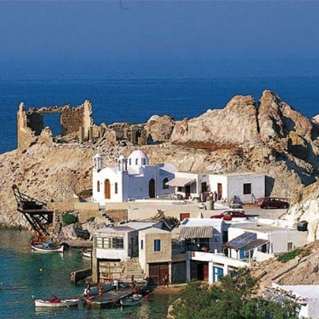 Fyropotamos, a coastal settlement on the northern part of Milos, FYROPOTAMOS (Settlement) MILOS