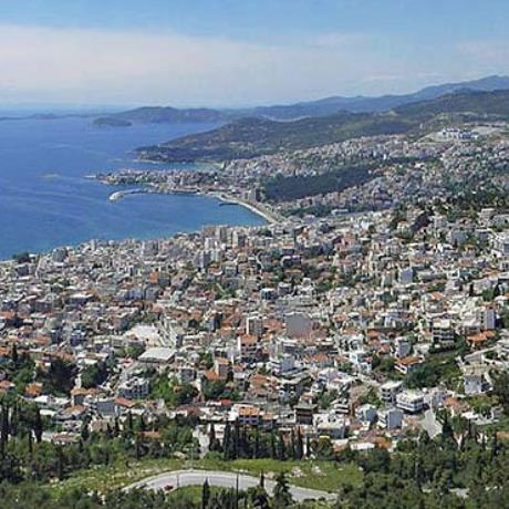 Kavala, Koules area - from this point one can see the port, the castle, Kamares & all town quarters, KAVALA (Town) MAKEDONIA EAST & THRACE