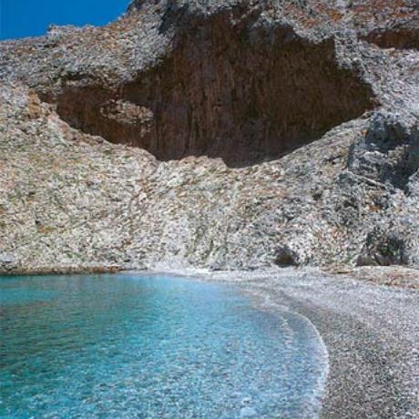 Amorgos beaches; an impressive landscape geomorphology, MOUROS (Beach) AMORGOS