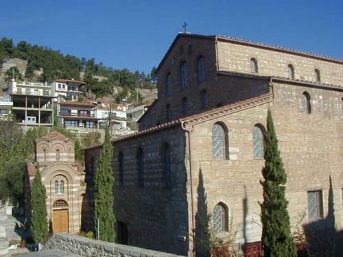 A view of the Old Metropolis of Serres - Agii Theodori church was almost completely burned during the great fire of 1913 & only few of its mosaics have been preserved SERRES (Town) MAKEDONIA CENTRAL