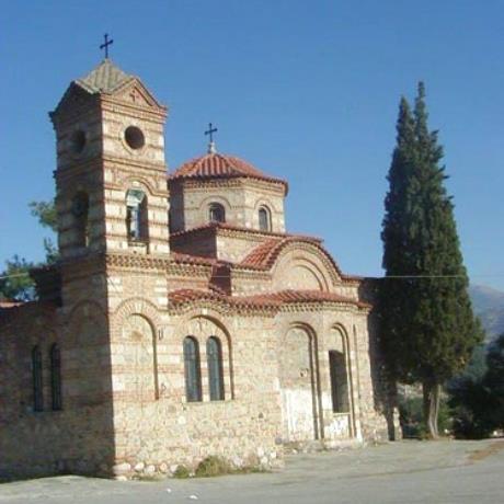 Acropolis of Serres, the Byzantine church of St. Nicolas, near which stood the tower of the Acropolis, was repaired and restored in 1937, SERRES (Town) MAKEDONIA CENTRAL