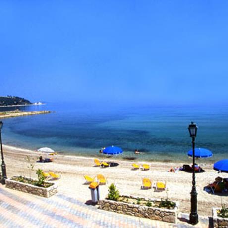 Agia Paraskevi, a view of the organized beach, AGIA PARASKEVI (Port) HALKIDIKI