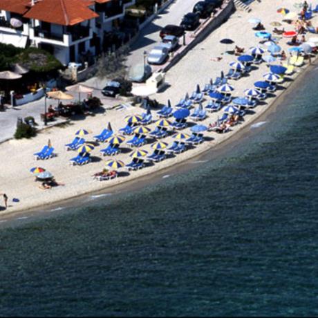 Palini, in the organized beaches there are adequate sanitary facilities, control of vehicles' coastal circulation & unauthorized camping is forbidden, PALINI (Municipality) HALKIDIKI