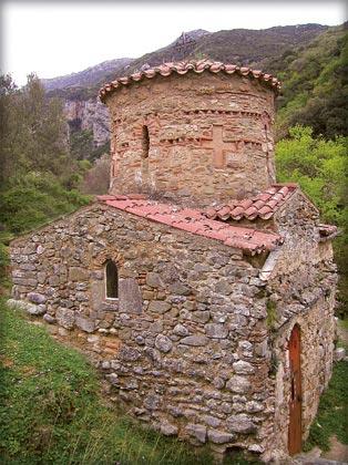 Atsicholos,  St. Andreas of Gortyna (11th c.), built next to the archaelogical site ATSICHOLOS (Village) GORTYS