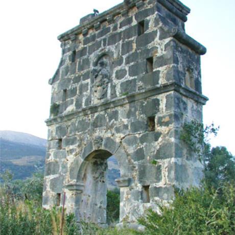 The ruins of St. Andreas Byzantine chapel (Ano Katelios), KATELIOS (Settlement) KEFALLONIA