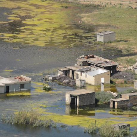Sfendyli village is sunk by the Aposelemi Dam waters, SFENDYLI (Settlement) CHERSONISSOS