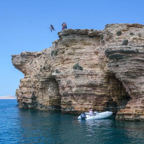Just for the brave, experience cliff jumping, KSYLOMPATIS CAVES (Creek) KOUFONISSI