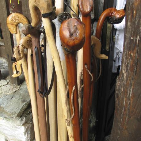 Walking sticks and canes, PANTELEIMON (Village) PIERIA
