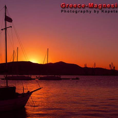 Sunset from the port, VOLOS (Town) MAGNESSIA