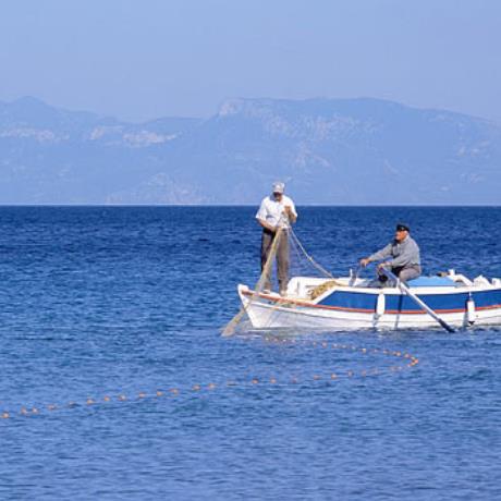 Fishing boat in the sea of Kardamena, KARDAMENA (Small town) KOS