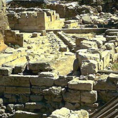 The Minoan palace excavation in Arhanes, ARCHANES (Ancient city) CRETE