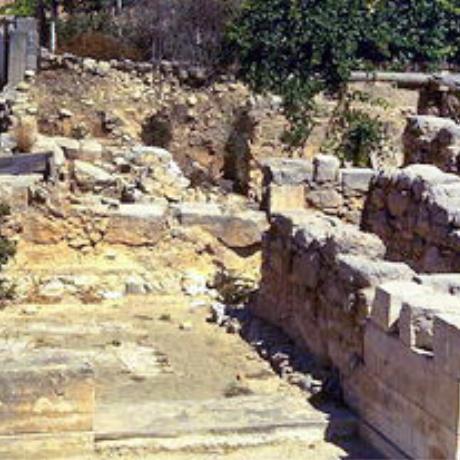 The Minoan palace excavation in Arhanes, ARCHANES (Ancient city) CRETE
