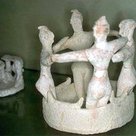 "Pentozalis Dancers" from the tholos tomb at Kamilari, KAMILARI (Village) TYMBAKI