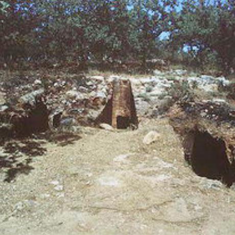 Graves in the Minoan cemetery of Armeni, STYLOS (Village) ARMENI
