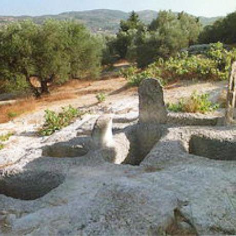 The Minoan cemetery above the town of Arhanes, ARCHANES (Ancient city) CRETE