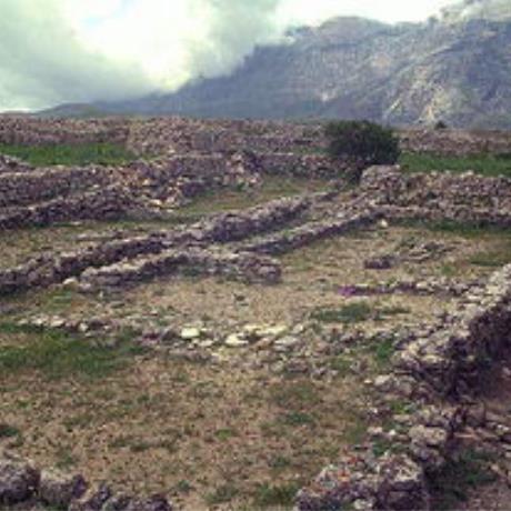 Ruins at the site of Rizinia, RIZINIA (Ancient city) AGIA VARVARA