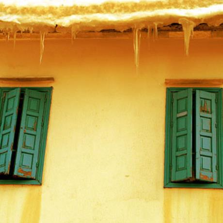 House windows, CHANIA (Settlement) VOLOS