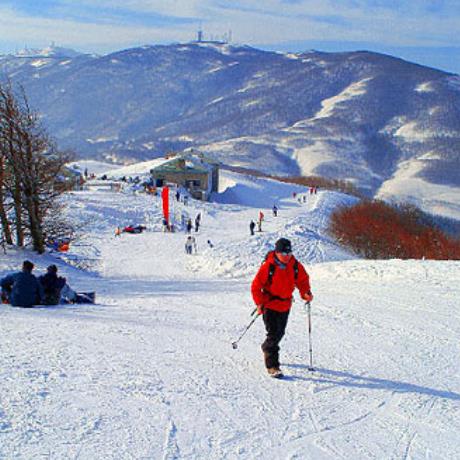 Pilio, a view of the ski centre , PILIO (Ski centre) PELION