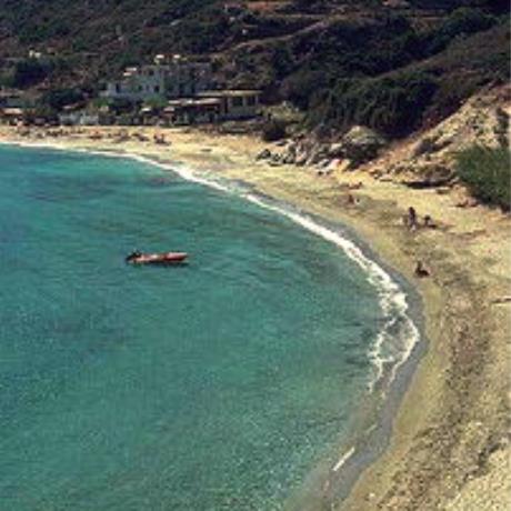 The beach of Ligaria near Agia Pelagia, Iraklion, LYGARIA (Seaside resort) GAZI