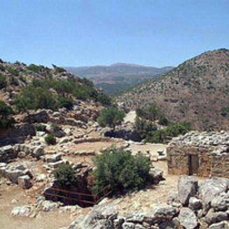 The main square of the ancient site of Lato, LATO ETERA (Ancient city) AGIOS NIKOLAOS
