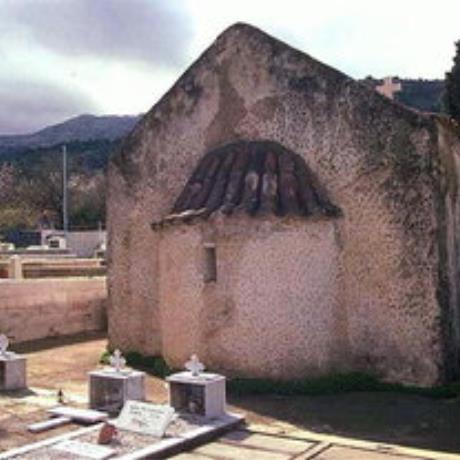 The cemetery church of Agios Ioannis Prodromos with frescoes dated 1370, Kritsa, KRITSA (Small town) AGIOS NIKOLAOS