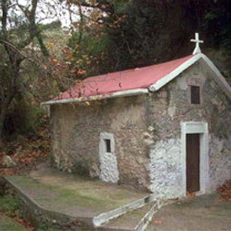 The Byzantine church of Agios Antonios near the abandoned village of Mili, MYLI (Settlement) RETHYMNON